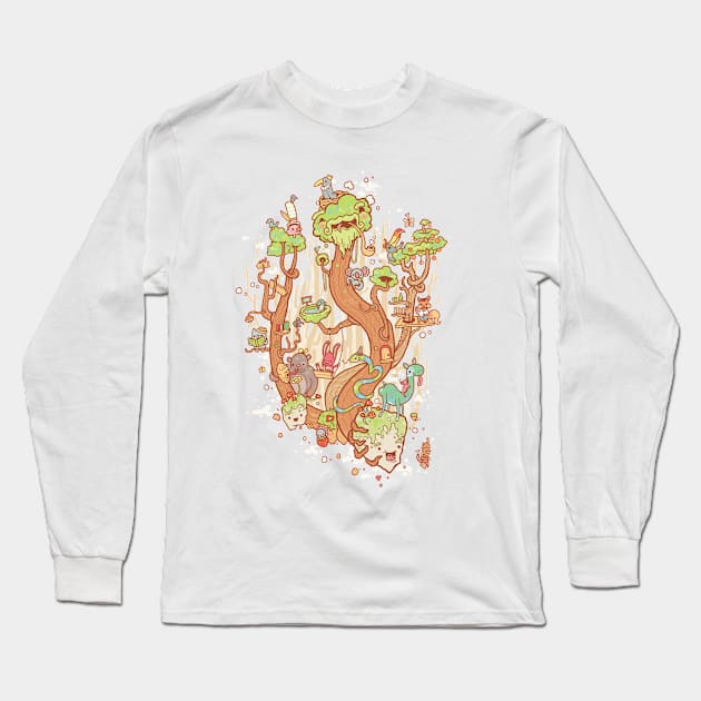 Forest Folk Long Sleeve T-Shirt by Demented